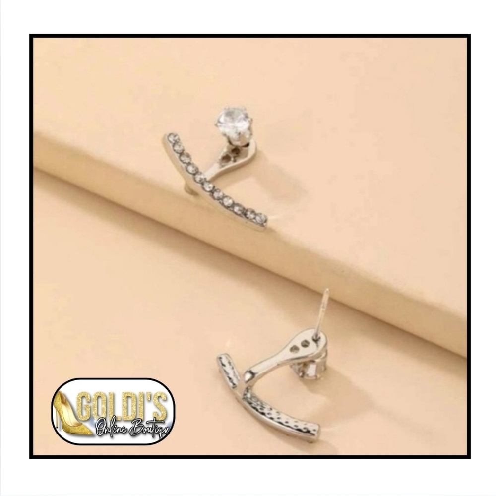 💗Silver Ear Jacket Earrings!